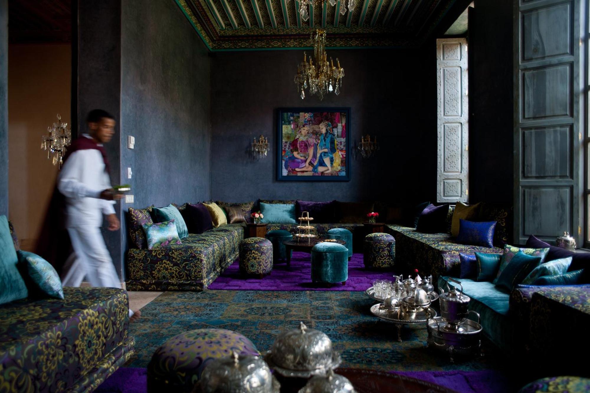 Tigmiza Boutique Hotel & Spa Ouled Jelal Luaran gambar The living room at the Hotel Majorelle