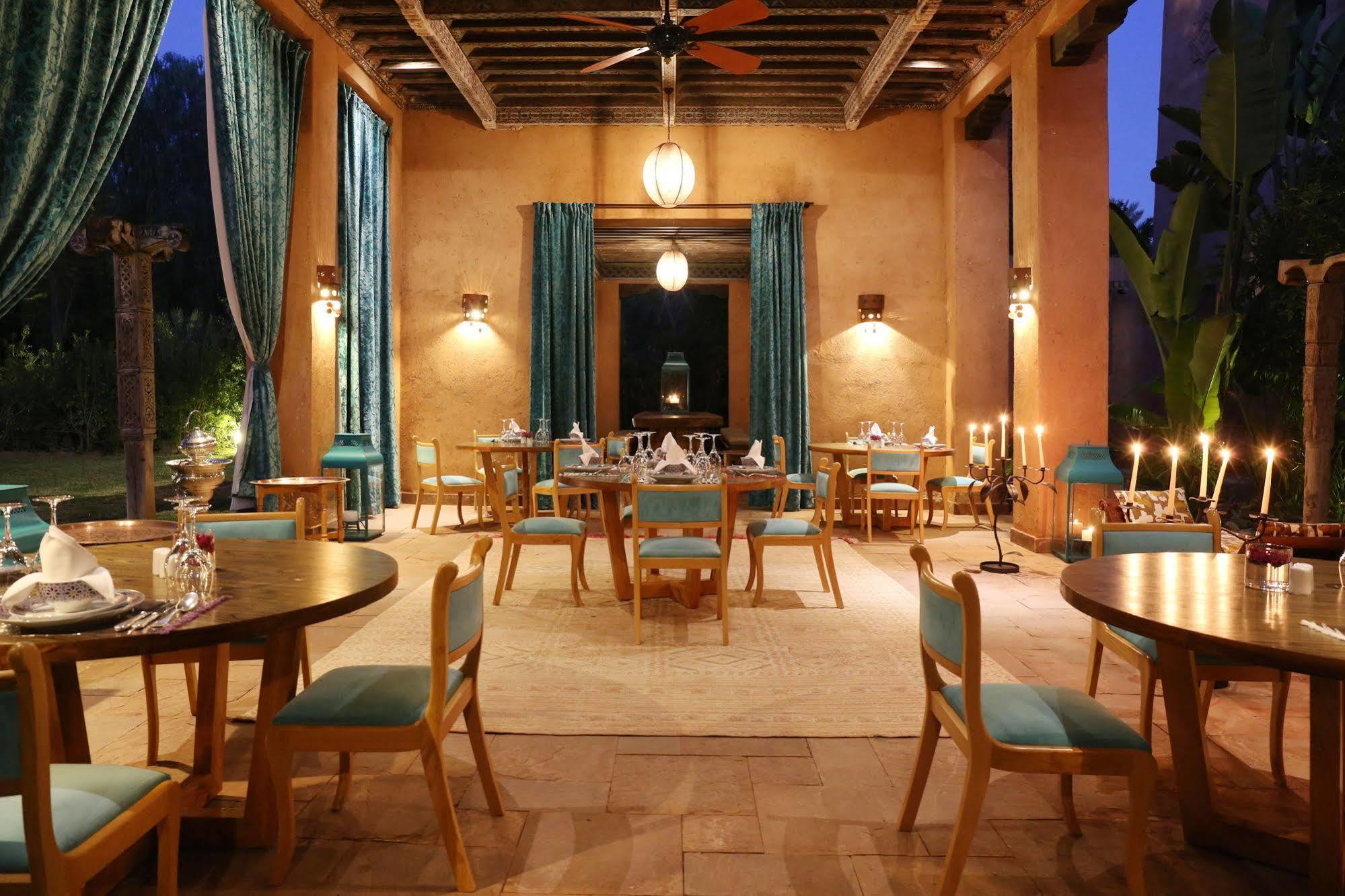 Tigmiza Boutique Hotel & Spa Ouled Jelal Luaran gambar Restaurant at the Hotel Amanjena